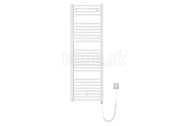 Aqualine DIRECT-E elektrické vykurovacie teleso, rovné, 450x1320 mm, 400W, biela