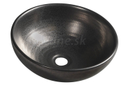 Sapho ATTILA keramické umývadlo, priemer 42,5 cm, keramické, metalická meď