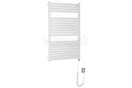 Aqualine TONDI-E elektrické vykurovacie teleso, rovné, 600x970 mm, 400W, biela