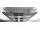 Sapho ALYA vykurovacie teleso rovné 450x800 mm, stredové pripojenie, chróm