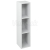 Sapho ESPACE otvorená policová skrinka 20x94x22cm,biela (ESP130)