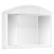 Aqualine SALVA galérka 59x50x15,5cm, 1x12W, biela plast