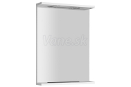 Aqualine KORIN zrkadlo s LED osvetlením 52x70x12cm
