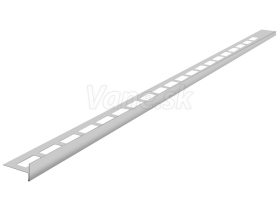 Sapho Nerezová lišta pre vyspádovanie, ľavá, výška 10 mm, dĺžka 1000 mm