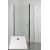 Arttec ARTTEC MOON A4 rohový sprchový kút 90x90cm sklo Číre pr. Alu lesk+vanička Polaris