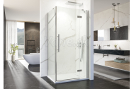 Aquatek BETTER R13 Rohový sprchový kút 100x80x195cm, Ľavý, krídlové dv., chróm, číre