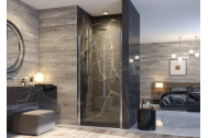 Aquatek GLASS B1 Sprchové dvere do niky 85x195cm, krídlové dvere, biele, matné sklo