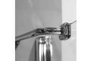 Aquatek GLASS B5 Sprchové dvere do niky 105x195cm, Univerz.krídlové dv., chróm, číre sklo