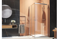 Aquatek FAMILY A4 Rohový sprchový kút 90x90x190cm, posuvné dvere, chróm, sklo Číre