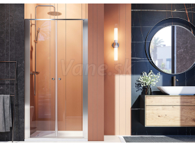 Aquatek FAMILY B02 Sprchové dvere do niky 80x190cm, krídlové dvere, chróm, sklo číre