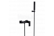 Hopa MODERN/VARIUM Vaňová nástenná batéria 150mm, s príslušenstvom, Čierna