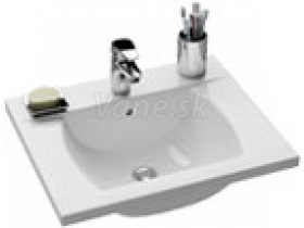 RAVAK Classic 600 umývadlo, biele, s otvormi