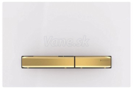 Geberit GEBERIT SIGMA50 Dual tlačídko, biely/mosadz