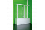 Hopa VASCA VELA Vaňová zástena posuvná 80x170x150cm, Biely plast, polystyrol 2,2mm