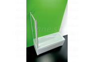 Hopa SOPRAVASCA FISSO MA Vaňová zástena 1-dielna 90x150cm, Biely plast, polystyrol 2,2mm
