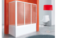 Aquatek ROYAL VF1 bočná stena vaňovej zásteny 70x140 cm sklo Cincilla rám Biely