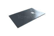 Aquatek TOP sprchová vanička z liateho mramoru 90x120x2,5 cm so sifónom Šedá matná