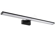 Sapho CHICAGO XL LED svietidlo, 600x120x40 mm, 12W, 230 V, plast, čierna matná